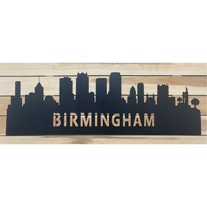 Birmingham Skyline Steel Sign